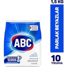 Prime Abc Deterjan Matik Parlak Beyazlar 1,5 kg (2 Paketi)