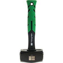 Prime Hooyman 1,8 kg Kulüp Kızak Çekiçi, Ağır Hizmet Yapısı, Ergonomik Kaymaz H Kavrama Kolları, Sağlam Fiberglas Çekirdek ve Inşaat, Bahçe, Bahçe Işleri ve Dış Mekan Için Epoksi Mühürlü Başlıklar