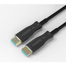 Prime Aoc Fiber HDMI 2.1 Kablo - 48GBPS, 8k 60Hz, 4K 120Hz, 4K 60Hz, Earc, Hdr, D-Hdr, Hdcp2.3, Dolby Vision, Dolby Atmos (20 Metre)