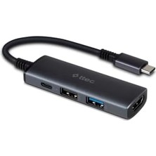 Prime 4 Girişli Usb-C Hub/çoklayıcı Usb-C 100W Pd 3.0 + 4K HDMI + Usb-A 3.2 + Usb-A 2.0 (Macbook Uyumlu)