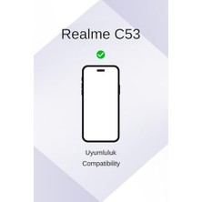 Prime For Realme C53 ile Uyumlu Darbe Emici Esnek Silikon Siyah Lansman Cep Telefonu Kılıf (Realme C53)