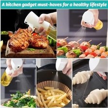 Prime 1 Adet Air Fryer Yağ Sprey Airfryer Için Yağdanlık Yağlık Sirke Zeytinyağ Püskürtücü Cam Şişe,şeffaf