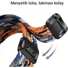 Prime Mi Band 10/9/8 ile Uyumlu Örgü Loop Kordon Manyetik Toka Mekanizmalı Yumuşak ve Konforlu Smart BAND10 Kordon Terletmeyen Hafif ve Elastik Kumaşlı Mi Band 10 Kordonu
