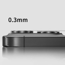 Prime 17 ile Uyumlu Kamera Lens Koruma Kolay Takabilen Görüş Açısını Bozmayan Yüksek Çözünürlüklü Premium Advice Safir Kamera Lens Koruma (Siyah, 17)