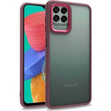 Prime Galaxy M33 Kılıf Arkası Şeffaf Kenar Korumalı Silikon Flora