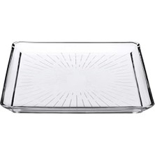 Prime Madlen Servis Tabağı 68683 Madlen Crystal Glass 24X24