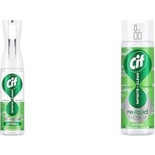 Prime Cif Infinite Clean Sprey + Yedek Şişe Limonu ve Limon Otu (280ML +280 Ml)