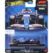 Prime Formula 1 Visa Cash App Yarış Arabası, Metal Gövde, Kauçuk Tekerlekli, 13+ Yaş, Koleksiyonluk Model, 2024 F1 Serisi, Liam Lawson
