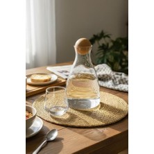 Prime Ahşap Kapaklı 1.7 Litre Cam Sürahi - GPH59-2A