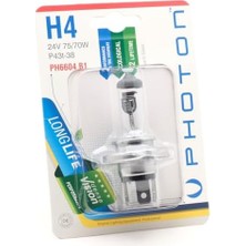 Prime Photon Ampul H4 24V 75/70W Blister Ambalaj Pht PH6604 B1