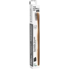Prime The Humble Co. Brush Yetişkin Bambu Diş Fırçası Soft Kömürlü Fırça Kılları 1 Paket