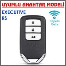 Prime Autohan Keys Civic, Accord, Cr-V, Xr-V Uyumlu Beyaz Altın Akıllı Anahtar Kılıfı, Anahtarsız Çalıştırma Smart Model