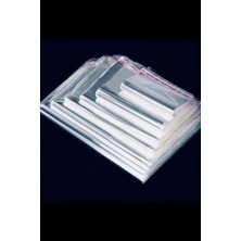 Prime Şeffaf Bantlı (30X45 Cm) Parlak Jelatin Poşet (50 Adet) - Şeffaf Hediye Poşeti