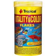 Prime Vitality Flakes Balıklar Için Renklendirici Pul Balık Yemi 250 ml 50GR