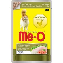 Prime Me-O Tavuk ile Pirinç ve Yengeçli, 80 gr