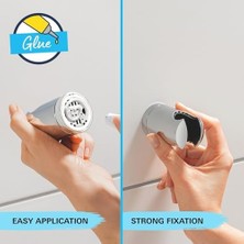 Prime El Duşu Askısı | Duş Başlığı Tutucu | Sabit | Mat Siyah | 279582430