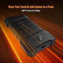 Prime Tuf Gaming A2 SSD Kutusu Siyah M.2