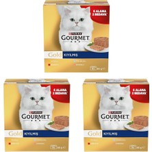 Prime Kıyılmış Somonlu Yaş Kedi Maması Multipack 85 Gr. (8 Al 6 Öde) (3 Paketi)