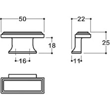 Prime 4237 Düğme Kulp Mat Renk 16 mm