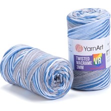 Prime El Örgü Ipi Twısted Macrame 3 mm Vr, 916, 4X250 gr