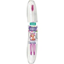 Prime Acrobat Junior Çocuk Diş Fırçası, Soft, 5+ Yaş, Pembe