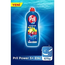 Prime Pril Cold Power Yağ Çözme Etkili Limon Kokulu Sıvı Bulaşık Deterjanı 675 G, Limon Kokulu 675GR