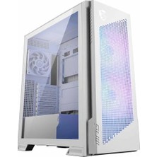 Prime Msı Mpg Velox 300R Aırflow Pz Whıte Temperli Cam 2 x 120MM Argb 1xx 120 mm Fan E-Atx Gaming Bilgisayar Kasası