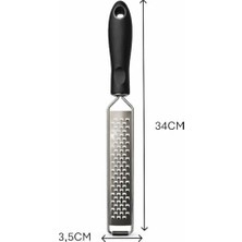 Prime Paslanmaz Çelik Parmesan Limon Rende - Ergonomik Saplı, Bulaşık Makinesinde Yıkanabilir, Zester Rende - Limon, Peynir, Hindistan Cevizi, Zencefil Için