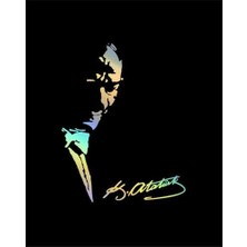 Prime Usta Atatürk ve Imza 00627 Hologram 20X15 cm