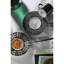 Prime Porselen 12226 Pilea 4 Parça 2 Kişilik Kahve Takımı
