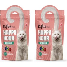 Prime Reflex Happy Hour Kisirlaştirilmiş Kedi Ödül Mamasi 60 Grr 2li Paket
