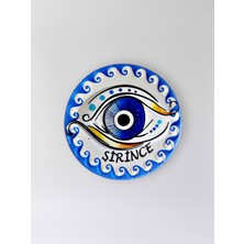 Mundy Şirince Temalı Polyester Kabartmalı Nazar Magnet  Çap: 7 cm – Dekoratif Hediyelik Buzdolabı Süsü  (KOD:1218)