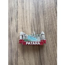 Prime Dekoratif Mıknatıs, Antik Şehir Temalı, Metal Malzeme, Kırmızı ve Mavi Renkli, Için Uygun