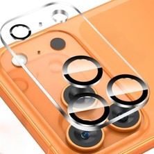 Prime For 17 Pro Max ile Uyumlu Çizilmeye Dayanıklı Kılıf Dostu Temperli Cam Kamera Koruyucu Lens (17 Pro Max)