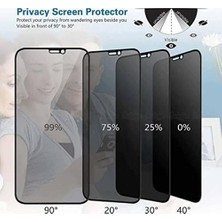 Prime Happy Galaxy A24 Için Hayalet Ekran Koruyucu Yandan Görünmeyen Ekranı Tam Kaplayan Gizlilik Filtreli Görünmez Full Cam Ekran Koruma Privacy Cam Koruyucu