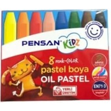 Prime Kidz Pastel Boya, 8 Renk, Çocuklar Için