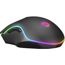 Prime SM-F09 Tıtanıo USB Gümüş 7200DPI Rgb Ledli Gaming Oyuncu Mouse