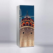 Prime Buzdolabı Kaplama Dolap Kaplama Etiketi Galata Kulesi