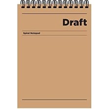 Prime Keskin A5 Kareli Bloknot Draft - Kahverengi