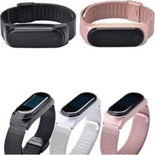 Prime Mi Band 4 Ile Uyumlu Krd, 06 Metal Kordon,