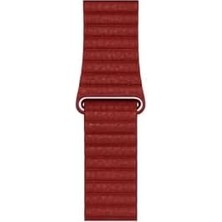 Prime Ultra 49MM Kordon Ile Uyumlu Krd, 09 Deri Lop Strap Kayış Cns, Kahverengi