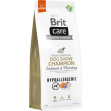 Prime Brit Care Dog, Yarışma Köpekleri Kondisyonu Için, Hipoalerjenik, Somon Balıklı ve Ringa Balıklı Kuru Mama, 12 kg