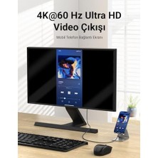 Prime 240W, 20 Gbps, 4K 60Hz, USB C'den USB C'ye, Örgülü Hızlı Şarj, Görüntü ve Veri Aktarım Kablosu Pd 3.2, 5A, 15, 16, 17, M2 MacBook Pro, Air, iPad Pro ve Galaxy S25, S24, S23 ile Uyumlu