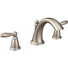 Prime Moen T4943BN Brantford 2-Handle Mount Roman Tub Kit Without Valve, Brushed Nickel