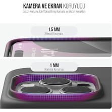 Prime Kılıf Ince Sıvı Silikon 3 Katmanlı Tam Kaplamalı Yumuşak Jel Kauçuk Kılıf Kapak, Siyah (11 Pro Max) (50)