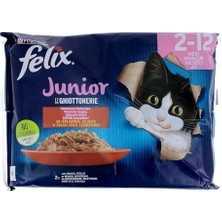 Prime Felix Junior Yavru Yaş Kedi Maması 85GR 4lü