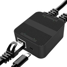 Prime 0246 Ethernet Splitter 1 Giriş 2 Çıkış Gigabit 1000MBPS Çevirici Çoklayıcı Ethernet Splitter | 1 Giriş 2 Çıkış | Gigabit 1000MBPS | Usb-C Güç Destekli