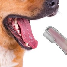 Prime Silikon Kedi ve Köpek Diş Fırçası - Kolay Kullanımlı Evcil Hayvan Diş Bakım Fırçası