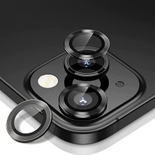 Prime Iphone Alüminyum Alaşım Çerçeveli Tempered Glass Kamera Lens Koruyucu (Iphone 13,)