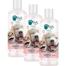 Prime Pet Şampuan, Çilek, 500 Mililitre (3 Paketi)
